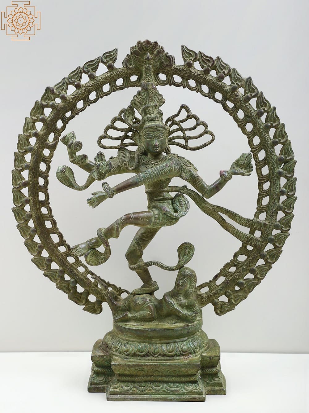 20″ Antiquated Nataraja In Brass | Handmade | Made In India21.6 INCH ...