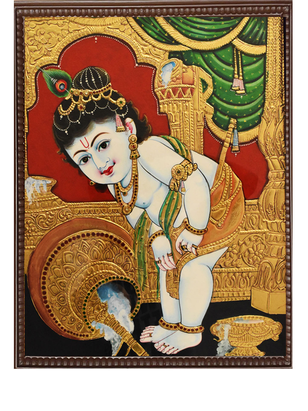 Maalgoodies Hand Made Painting | Lord Baby Krishna | Water Colour Art  Painting with Frame (8 x 12 inch) Watercolor 12 inch x 8 inch Painting  Price in India - Buy Maalgoodies